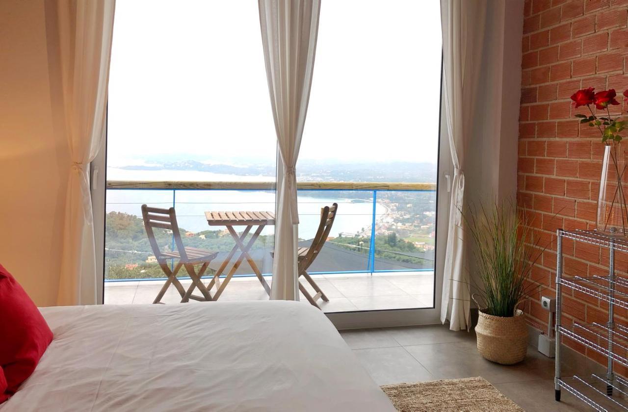 House Sienna Of Villa Intaba Best Views Corfiot Riviera Corfu Island Greece Contemporary Design Pool With Spectacular Sea Views Close To Ipsos Beach Pyrgi  Bagian luar foto