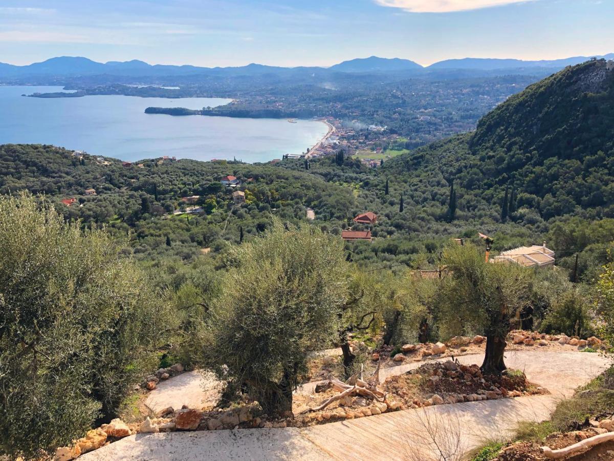 House Sienna Of Villa Intaba Best Views Corfiot Riviera Corfu Island Greece Contemporary Design Pool With Spectacular Sea Views Close To Ipsos Beach Pyrgi  Bagian luar foto