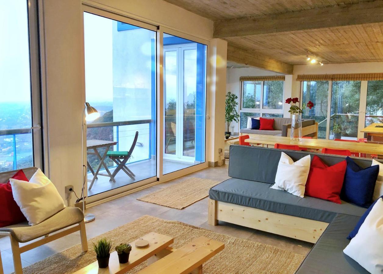 House Sienna Of Villa Intaba Best Views Corfiot Riviera Corfu Island Greece Contemporary Design Pool With Spectacular Sea Views Close To Ipsos Beach Pyrgi  Bagian luar foto