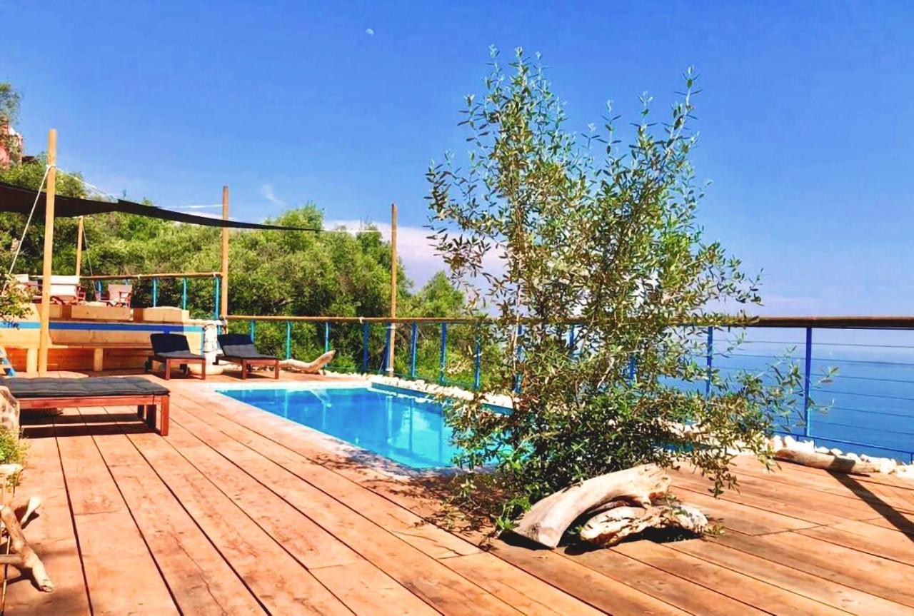 House Sienna Of Villa Intaba Best Views Corfiot Riviera Corfu Island Greece Contemporary Design Pool With Spectacular Sea Views Close To Ipsos Beach Pyrgi  Bagian luar foto
